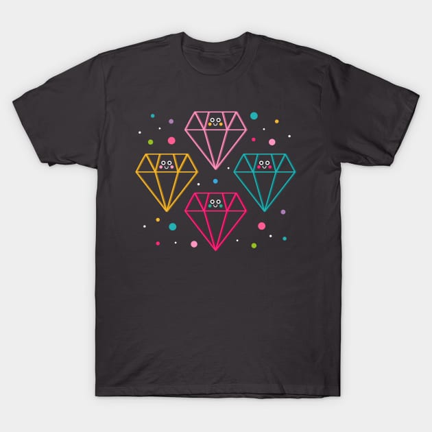 Diamonds T-Shirt by AMorenilla